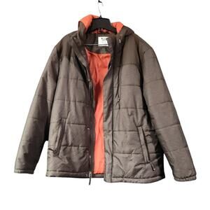 Champion Performance Puffer Jacket Large/ Brown Heather